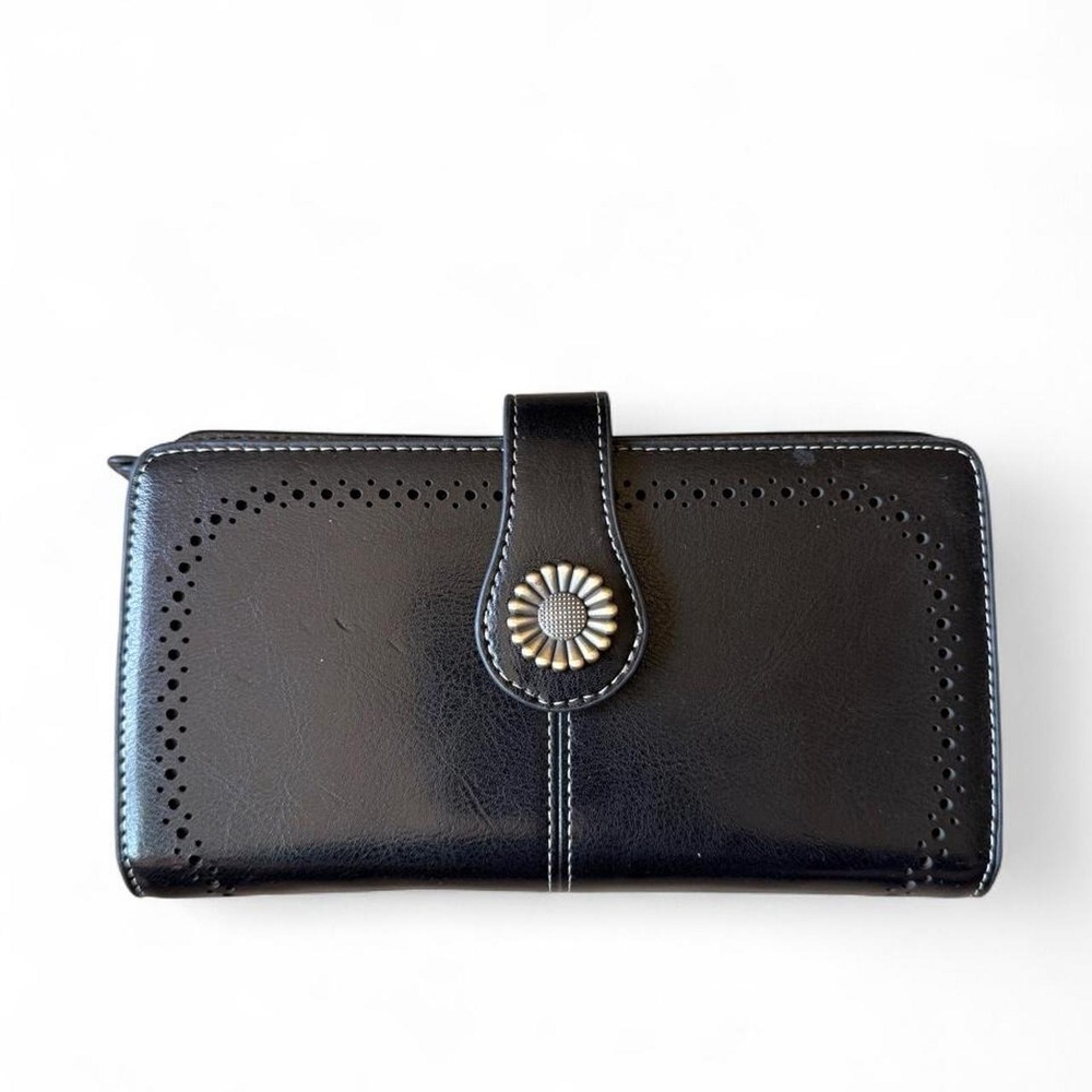 black SENDEFN RFID-blocking wallet